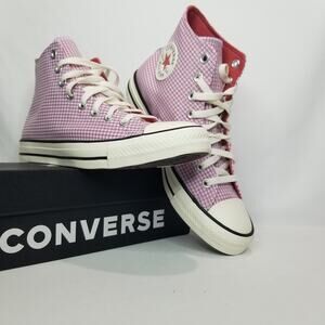 Converse Unisex CTAS High Top Sneakers Women Size 10.5 Plaid A05129F NWT